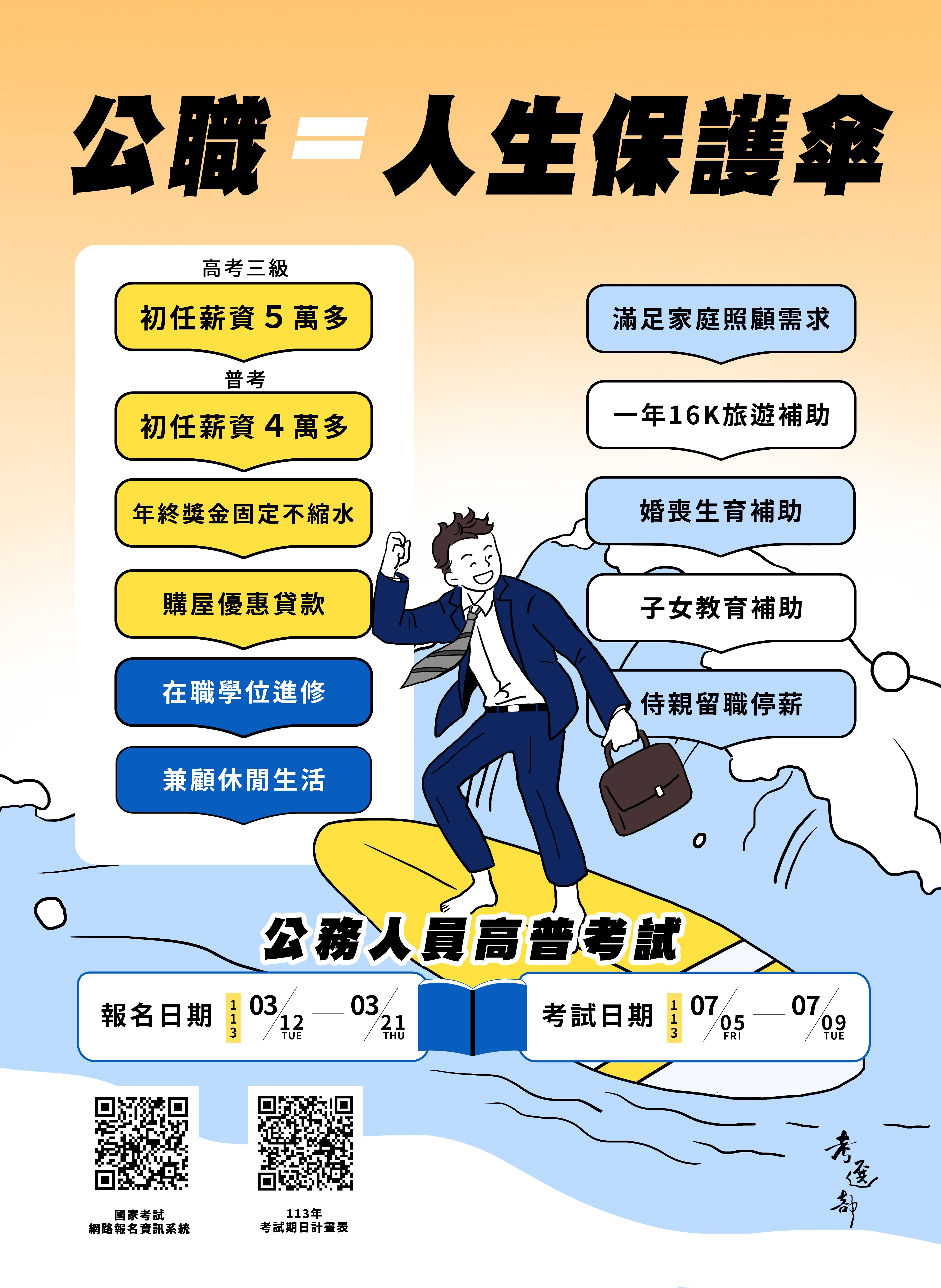 113年公務人員高等